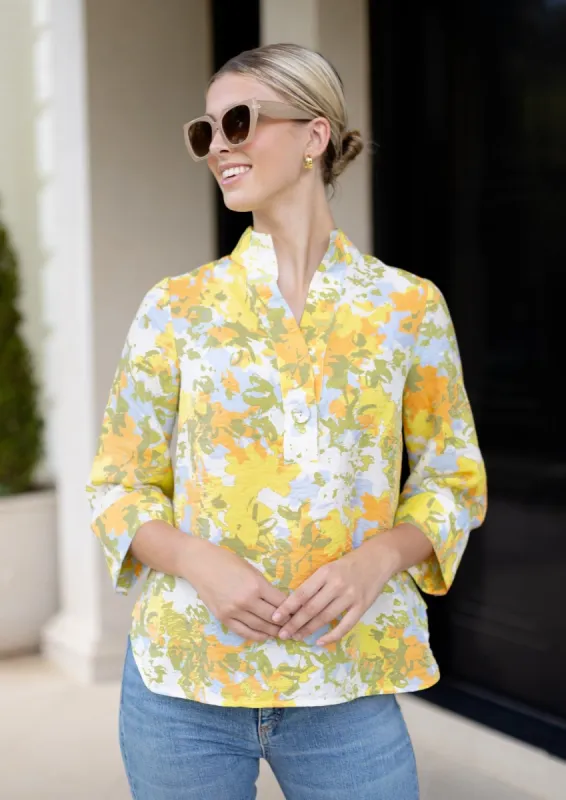 Effie Blouse Metallic Shadow Box sold by Abbey Glass