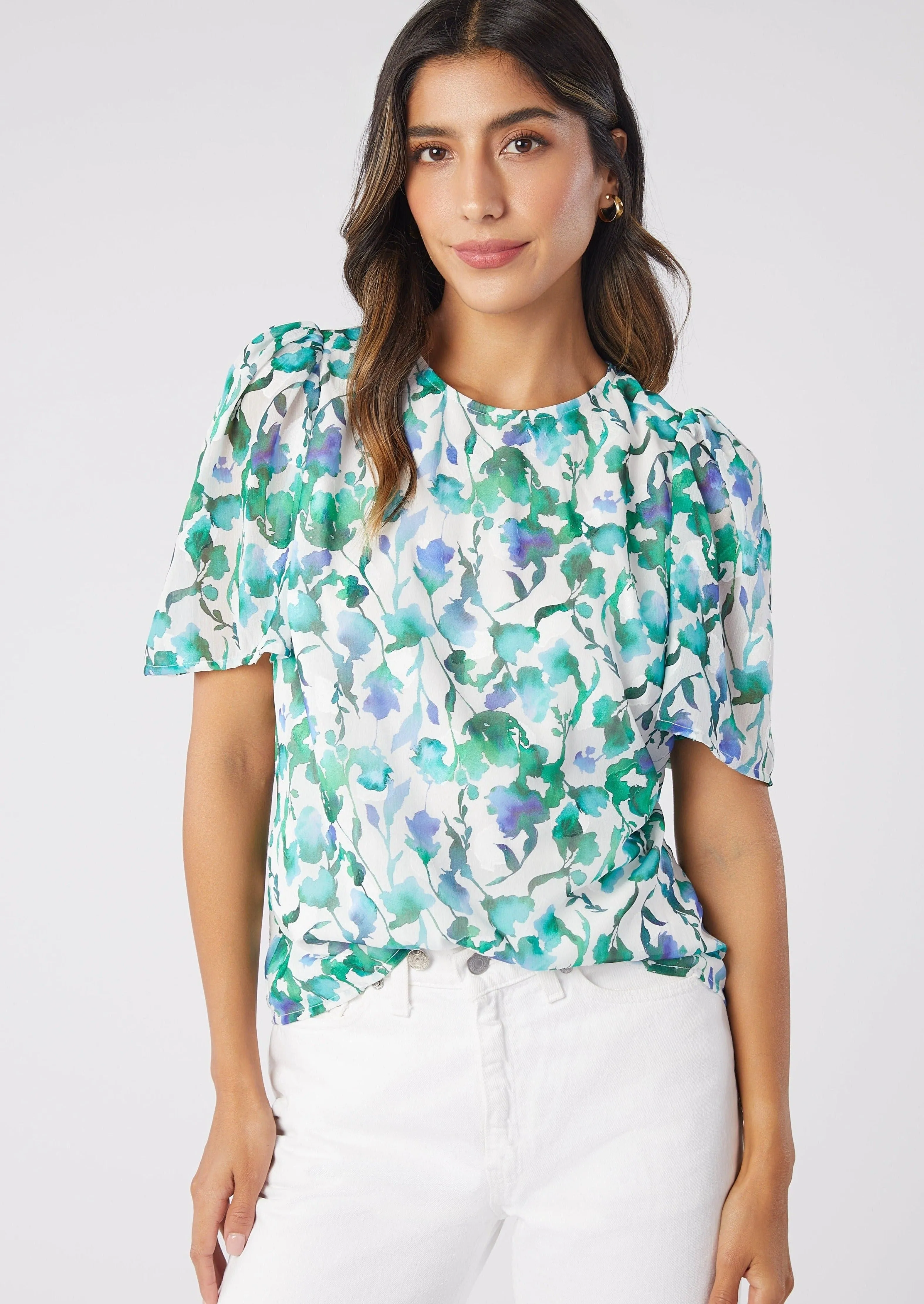 Marty Top Watercolor Vine sold by Abbey Glass