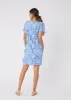 Lulu Dress Cornflower Blue 3-D Lace sold by Abbey Glass