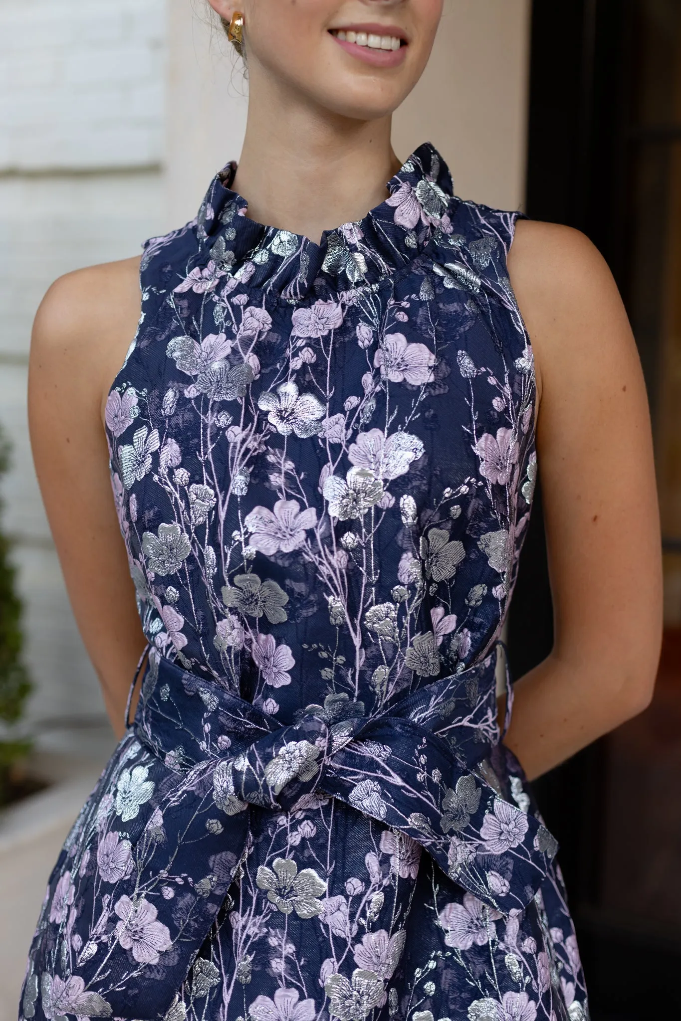 Betty Dress Silver Stems Jacquard sold by Abbey Glass product image thumbnail 3