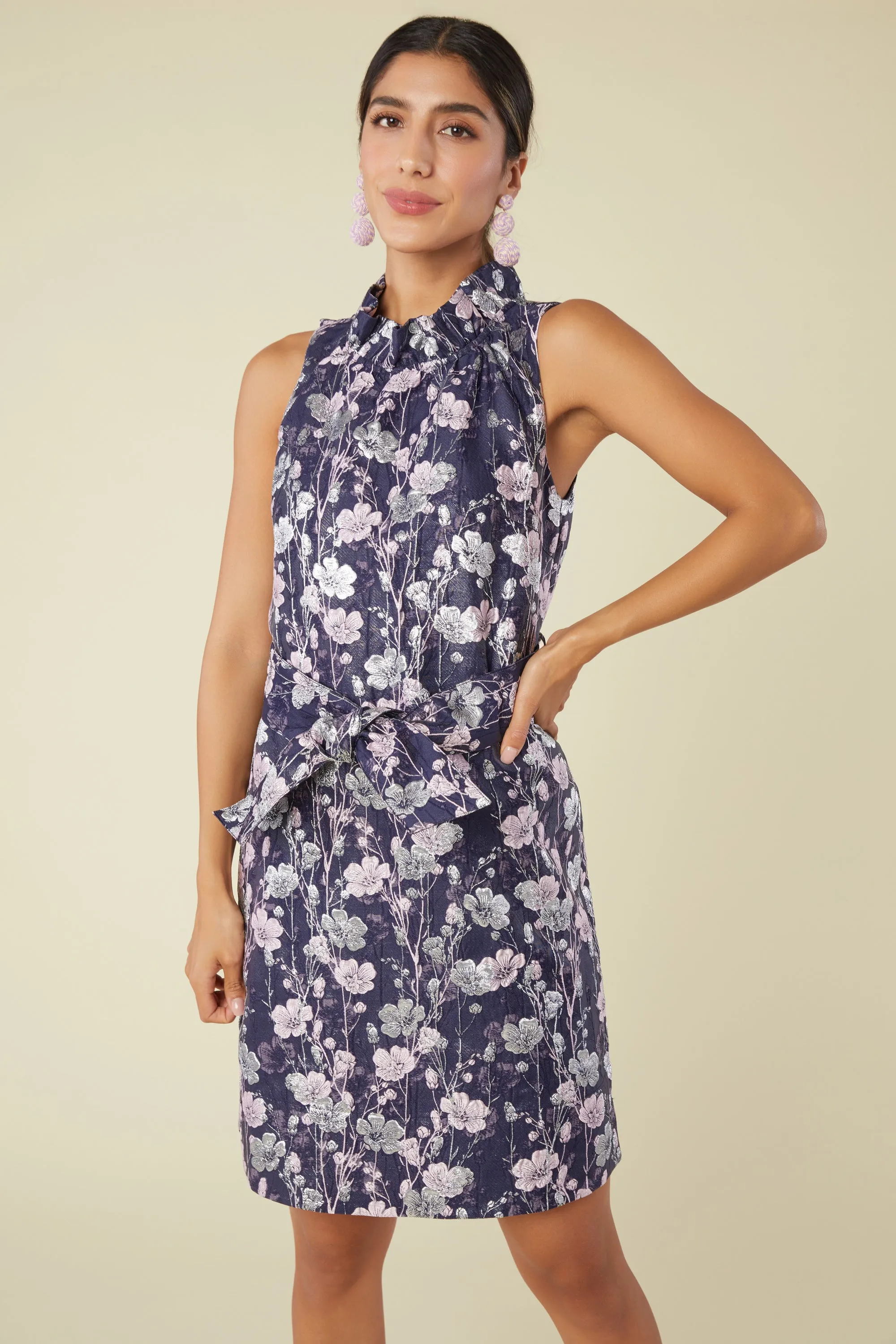 Betty Dress Silver Stems Jacquard sold by Abbey Glass product image thumbnail 2