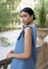 Michelle Shift Dress Slate Blue sold by Abbey Glass