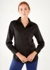 Nora Blouse Black Satin sold by Abbey Glass