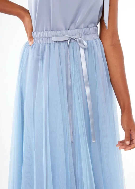 Sue Skirt Slate Blue Tulle sold by Abbey Glass
