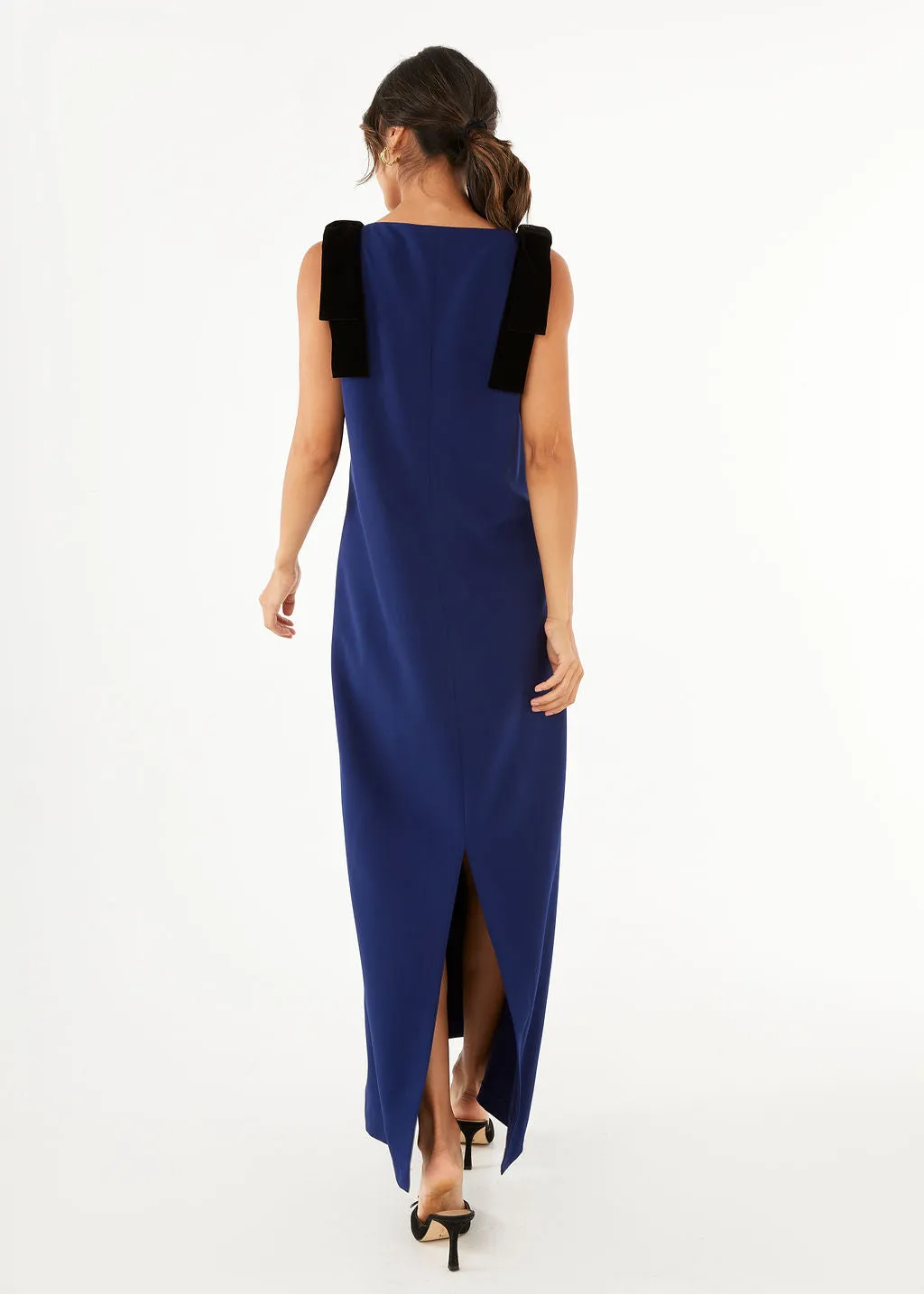 Michelle Gown Navy Crepe sold by Abbey Glass product image thumbnail 4