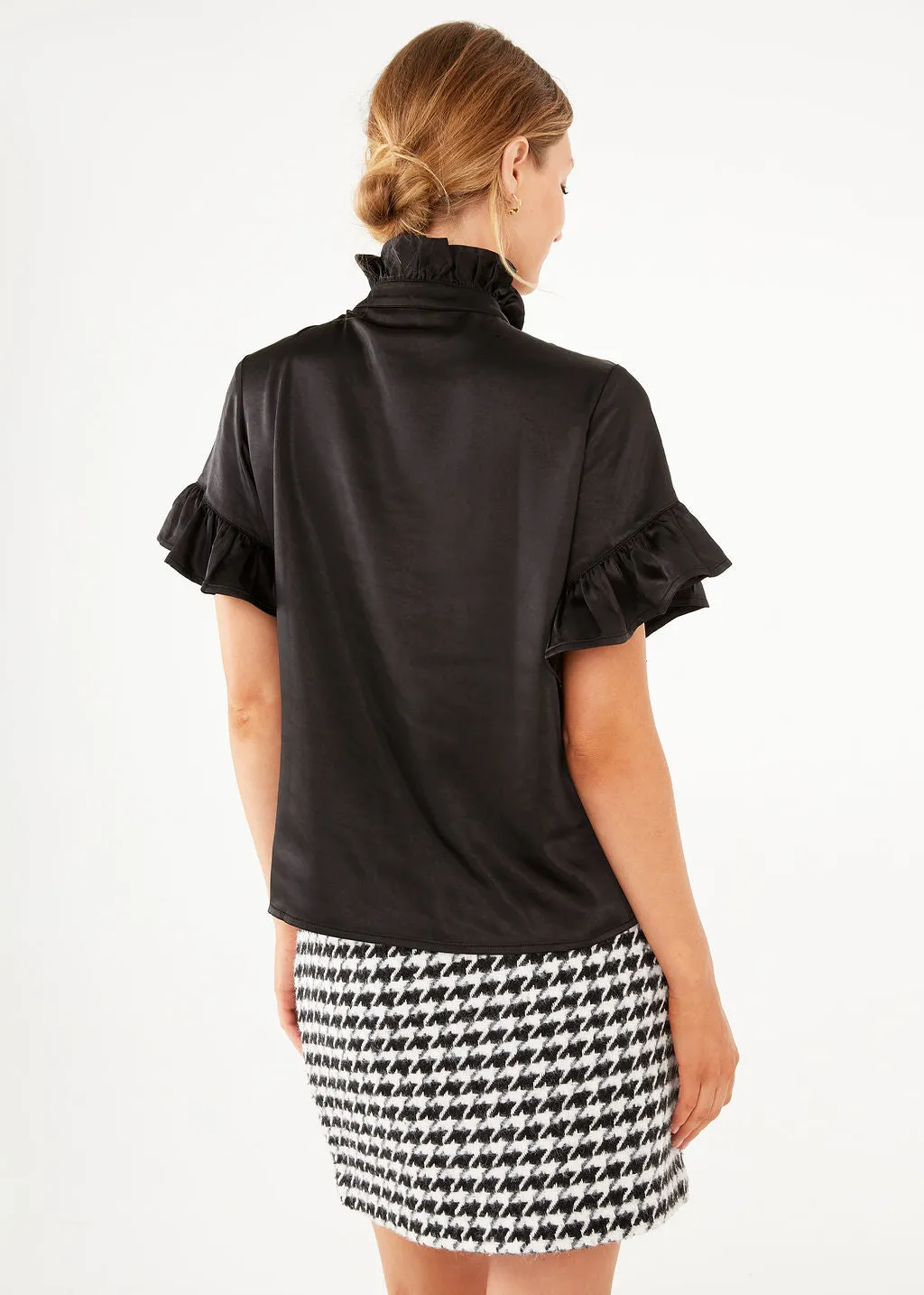 Sadie Top Black Satin sold by Abbey Glass product image thumbnail 4