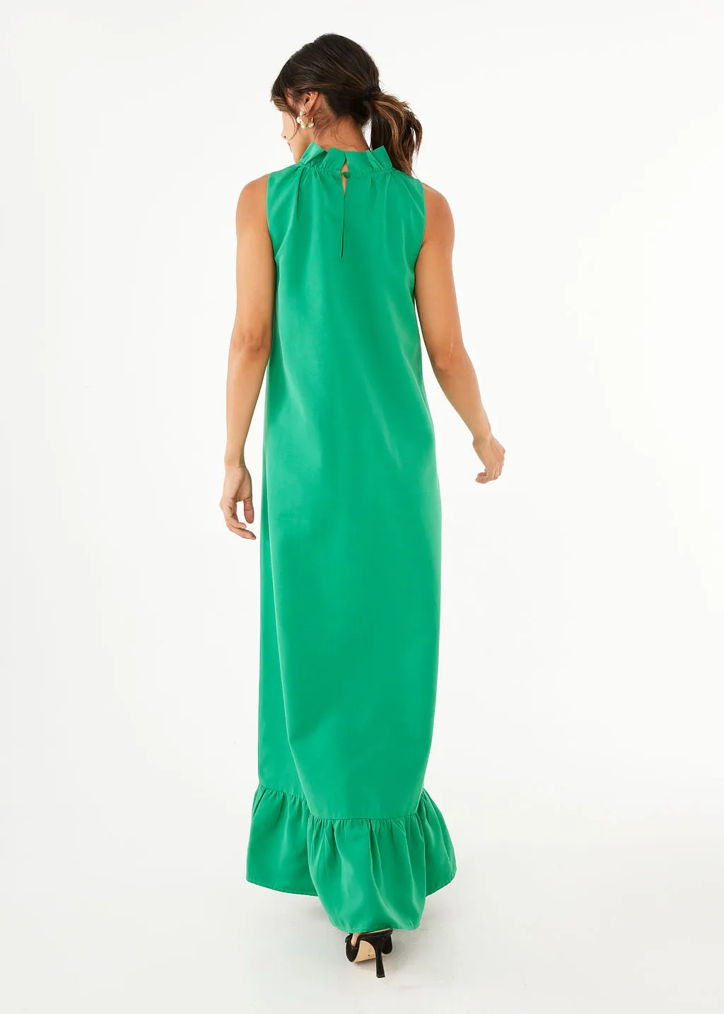 Camille Gown Kelly Green Faille sold by Abbey Glass product image thumbnail 4