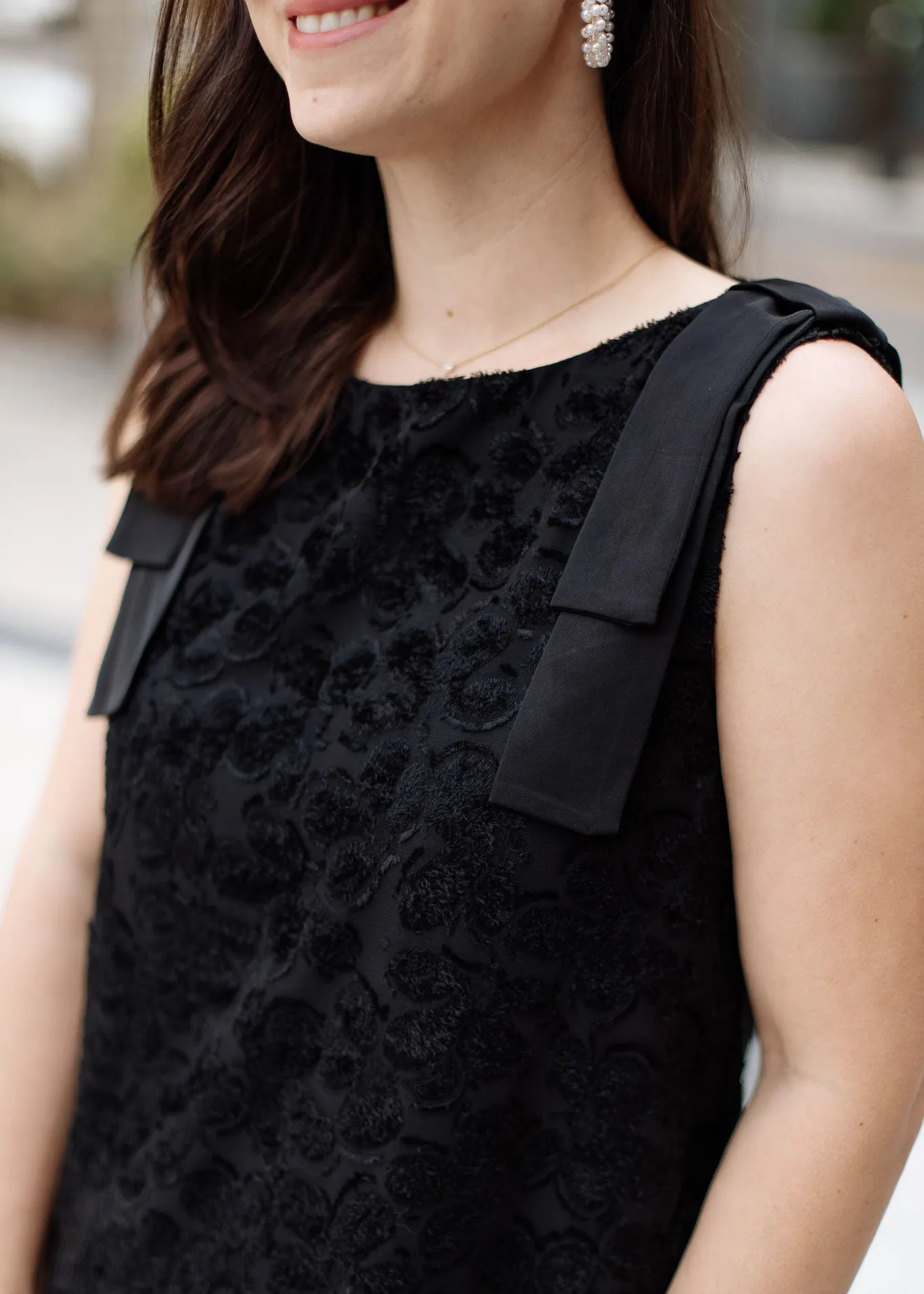 Michelle Shift Dress Velvet Floral sold by Abbey Glass product image thumbnail 2