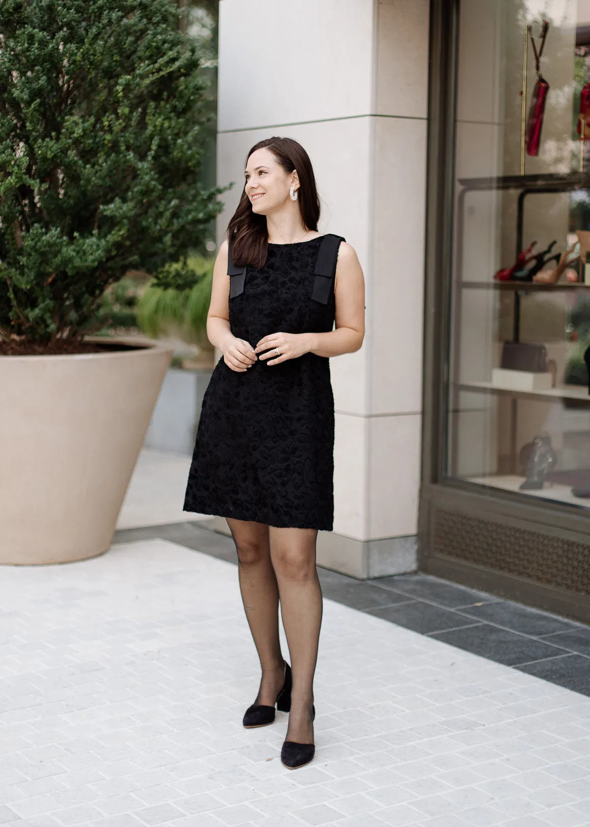 Michelle Shift Dress Velvet Floral sold by Abbey Glass product image thumbnail 4