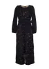 Brie Long-Sleeve Jumpsuit Velvet Floral sold by Abbey Glass