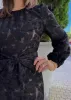 Brie Long-Sleeve Jumpsuit Velvet Floral sold by Abbey Glass