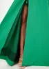 Amelia Gown Kelly Green Faille sold by Abbey Glass