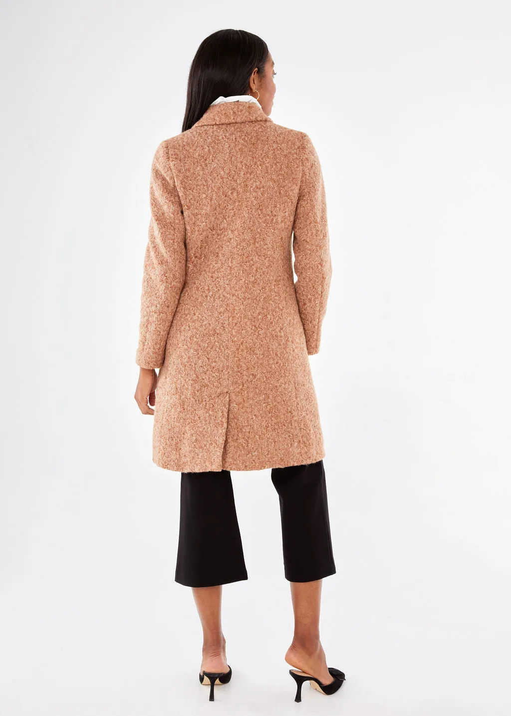 Abigail Coat Camel Shearling Boucle sold by Abbey Glass product image thumbnail 5