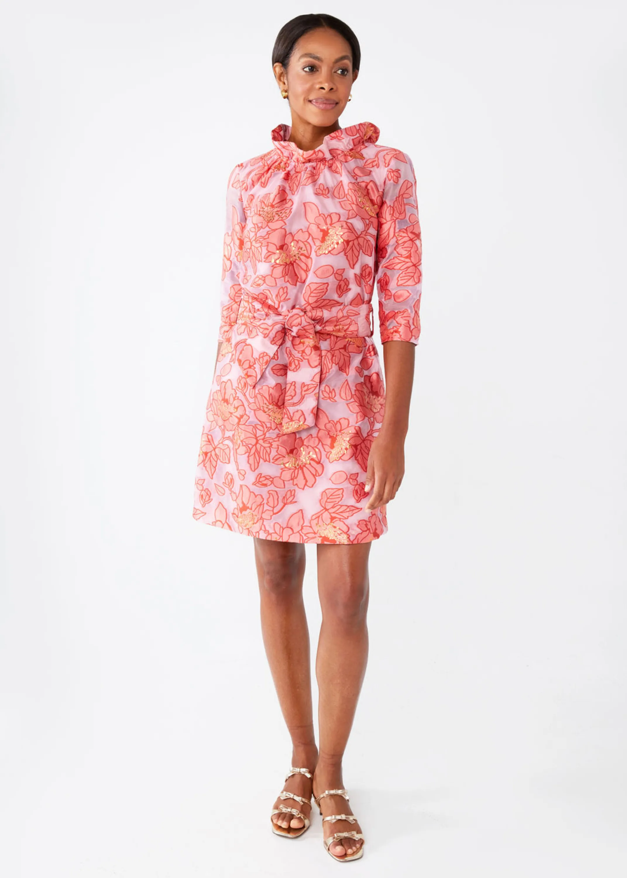 Claudine Dress Rose Blossom Organza sold by Abbey Glass product image thumbnail 2