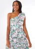 Caroline Gown Pink Abstract Floral Jacquard sold by Abbey Glass