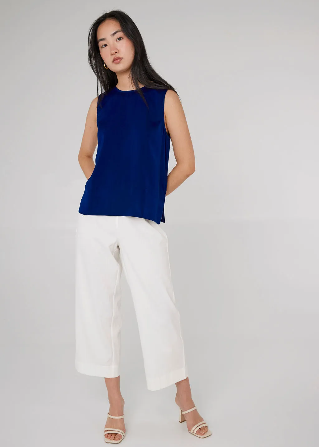 Grace Culotte White Twill sold by Abbey Glass product image thumbnail 2