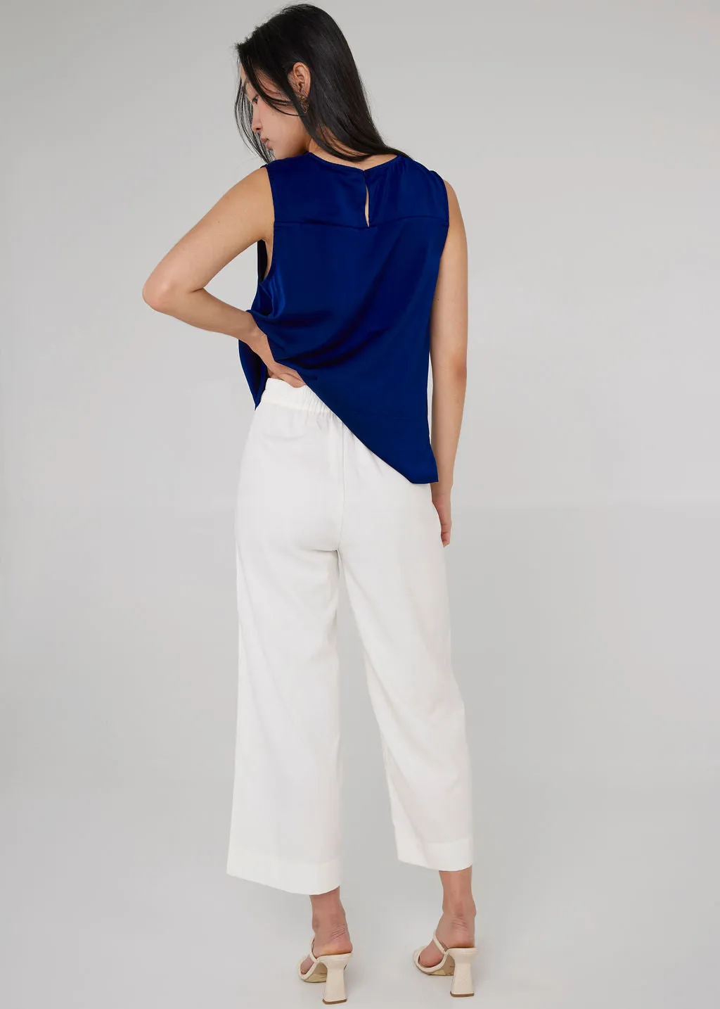 Grace Culotte White Twill sold by Abbey Glass product image thumbnail 4