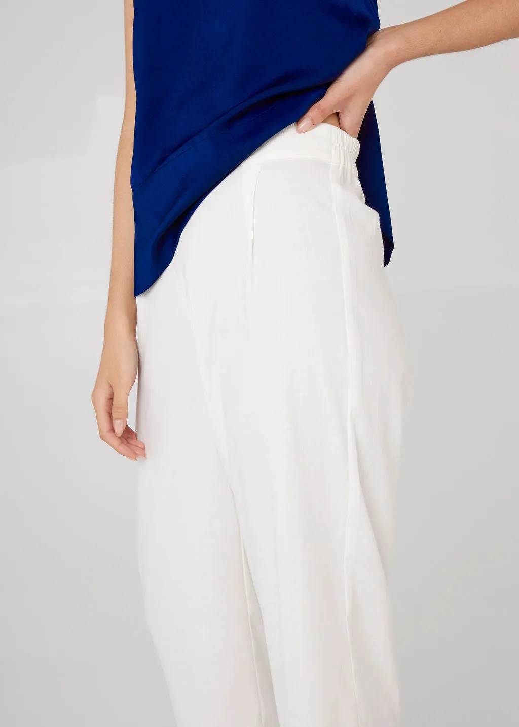 Grace Culotte White Twill sold by Abbey Glass product image thumbnail 3