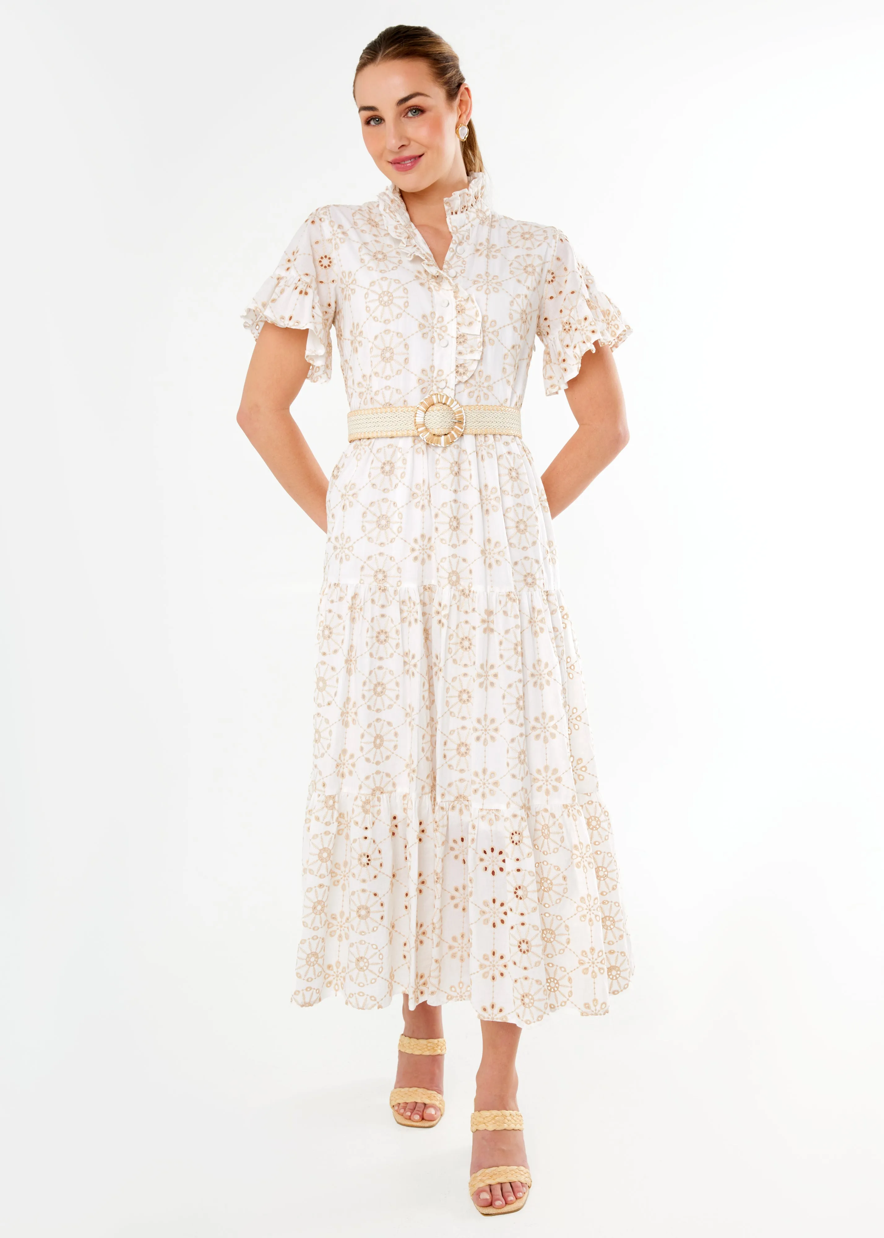 Woven Belt White sold by Abbey Glass product image thumbnail 4