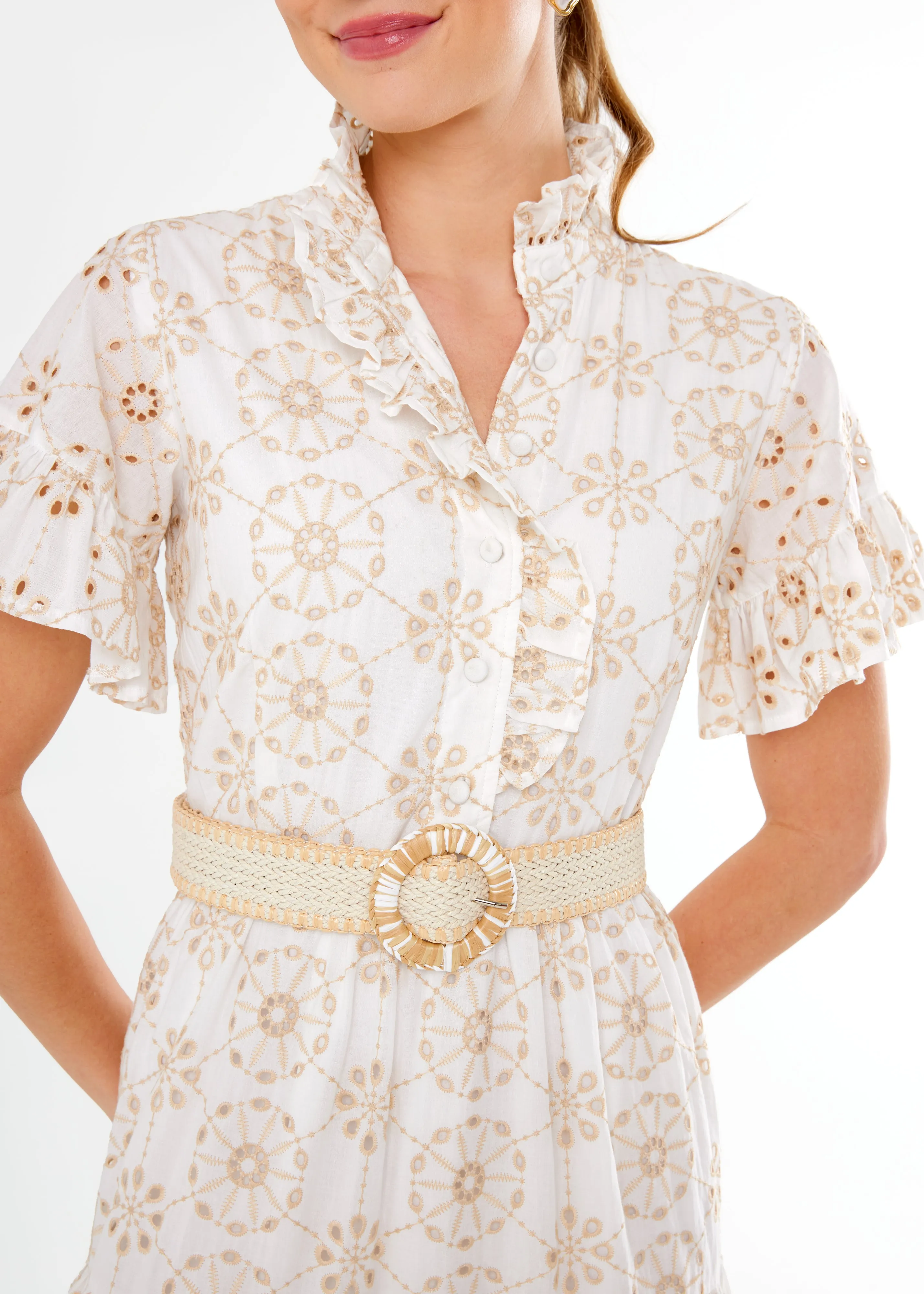 Woven Belt White sold by Abbey Glass product image thumbnail 5