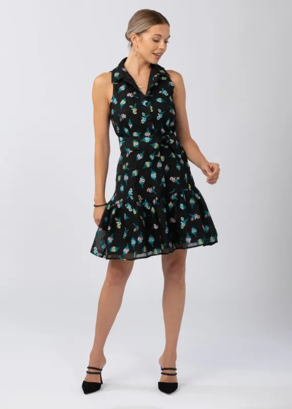 Lara Ruffle Mini Dress Bouquet sold by Abbey Glass