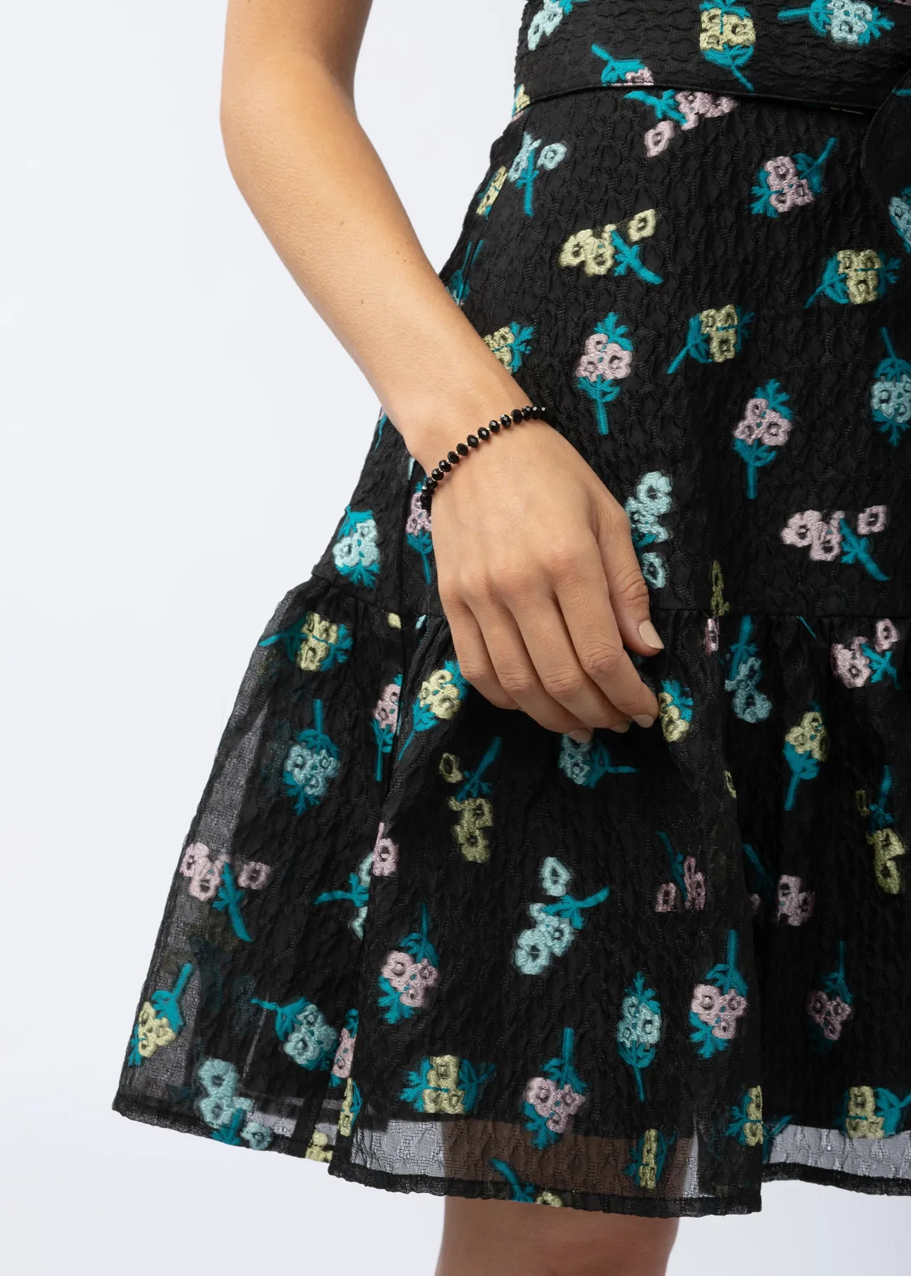 Lara Ruffle Mini Dress Bouquet sold by Abbey Glass product image thumbnail 4