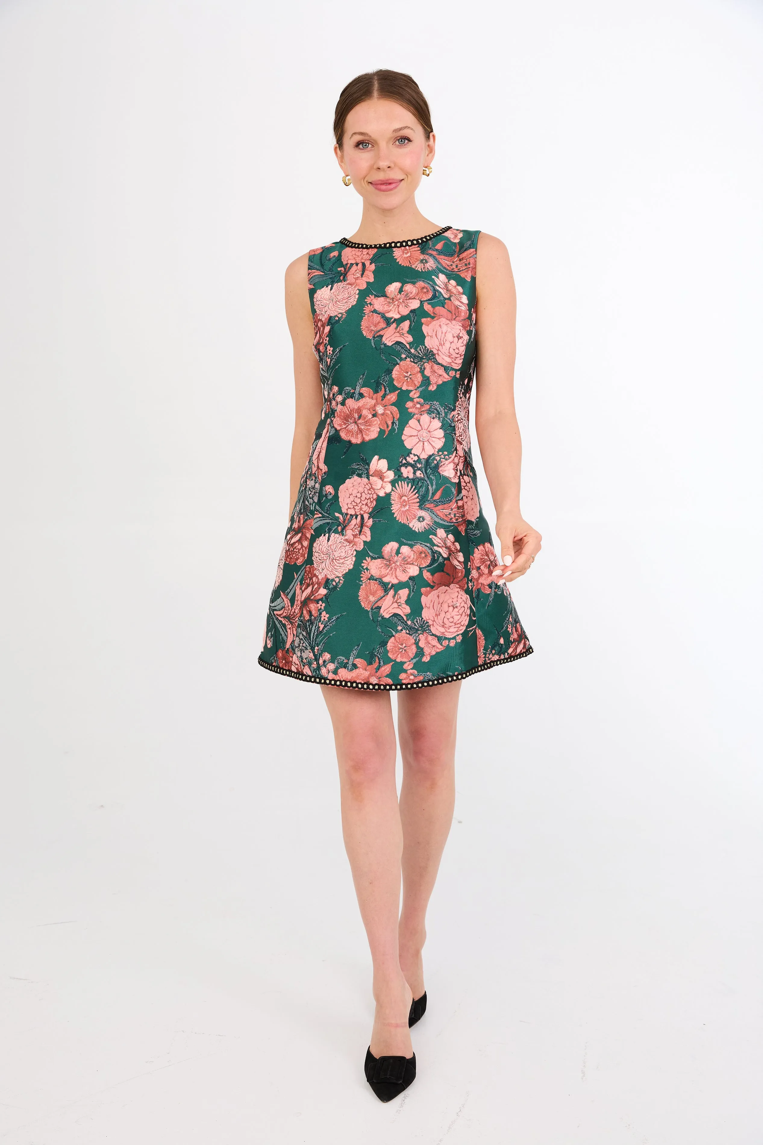 Avery Dress Forest Mum Jacquard sold by Abbey Glass product image thumbnail 3