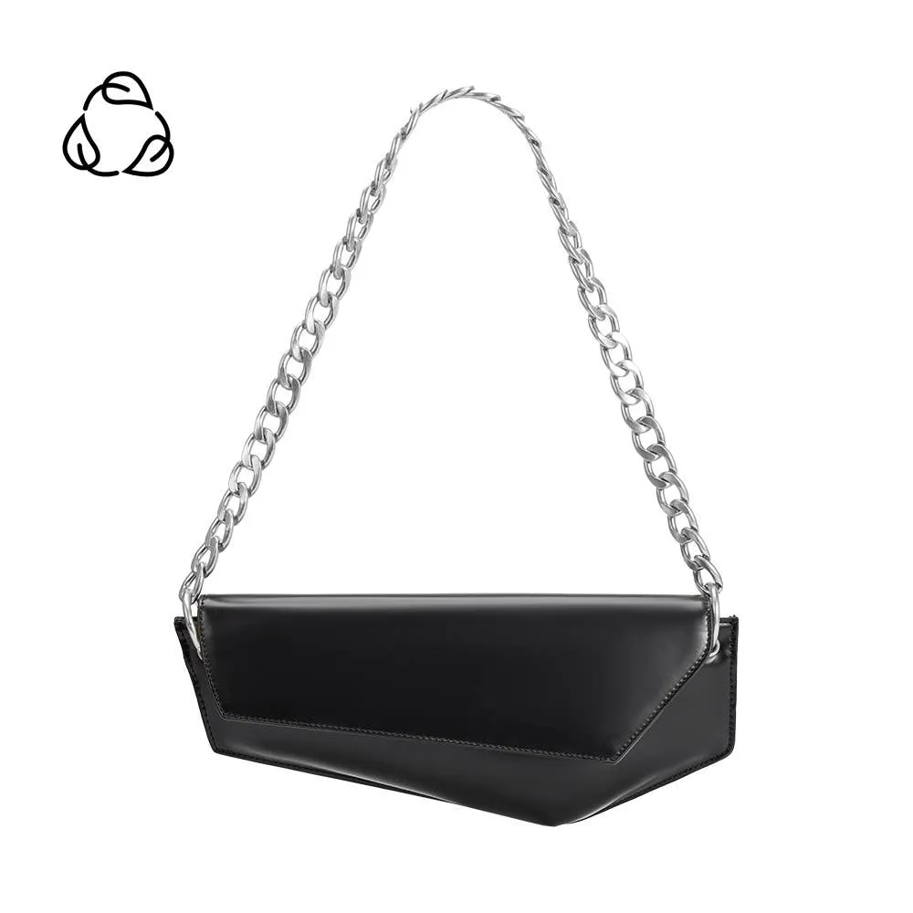 Gabrielle Black Recycled Vegan Shoulder Bag sold by Abbey Glass product image thumbnail 3