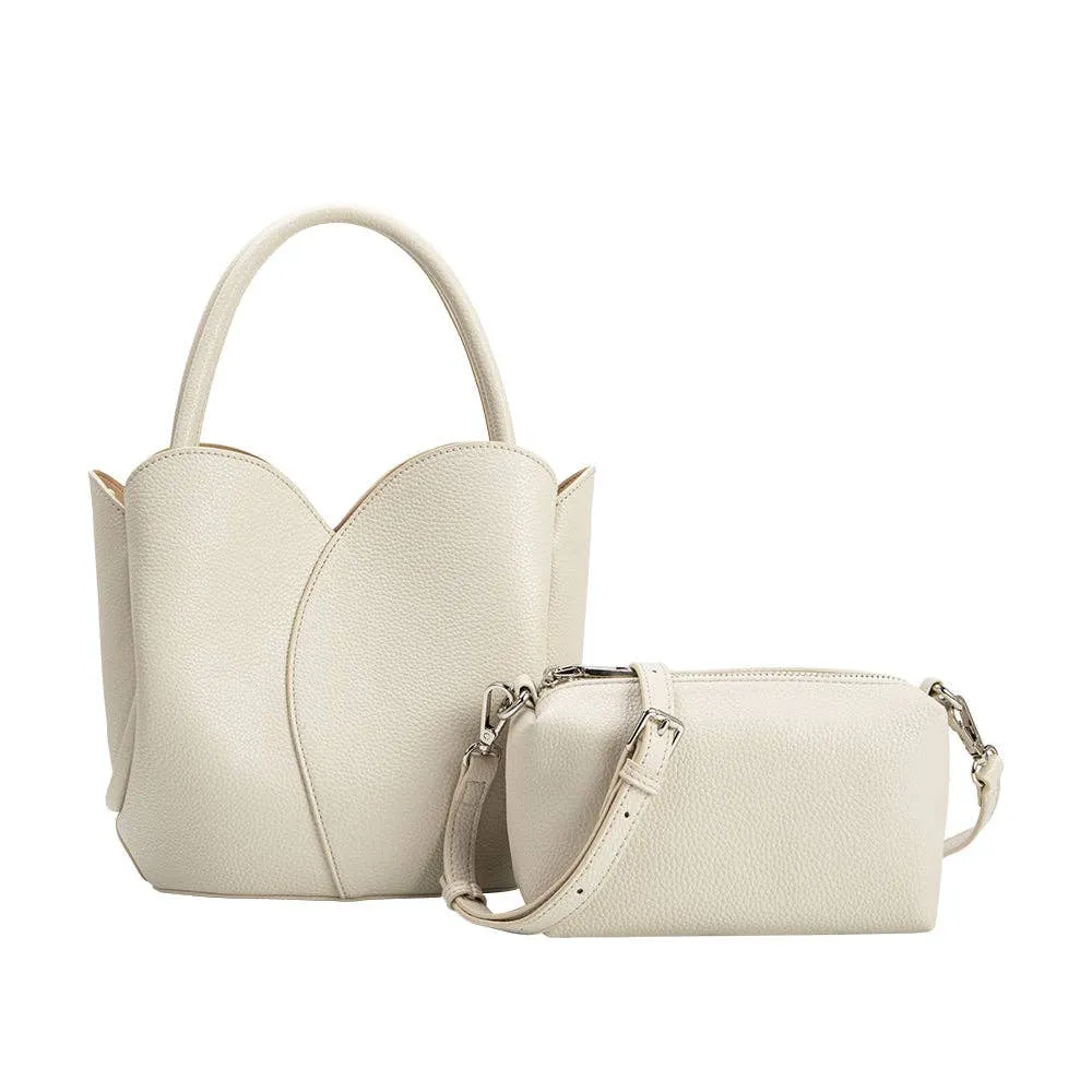 Tulip Bone Recycled Vegan Top Handle Bag sold by Abbey Glass product image thumbnail 3