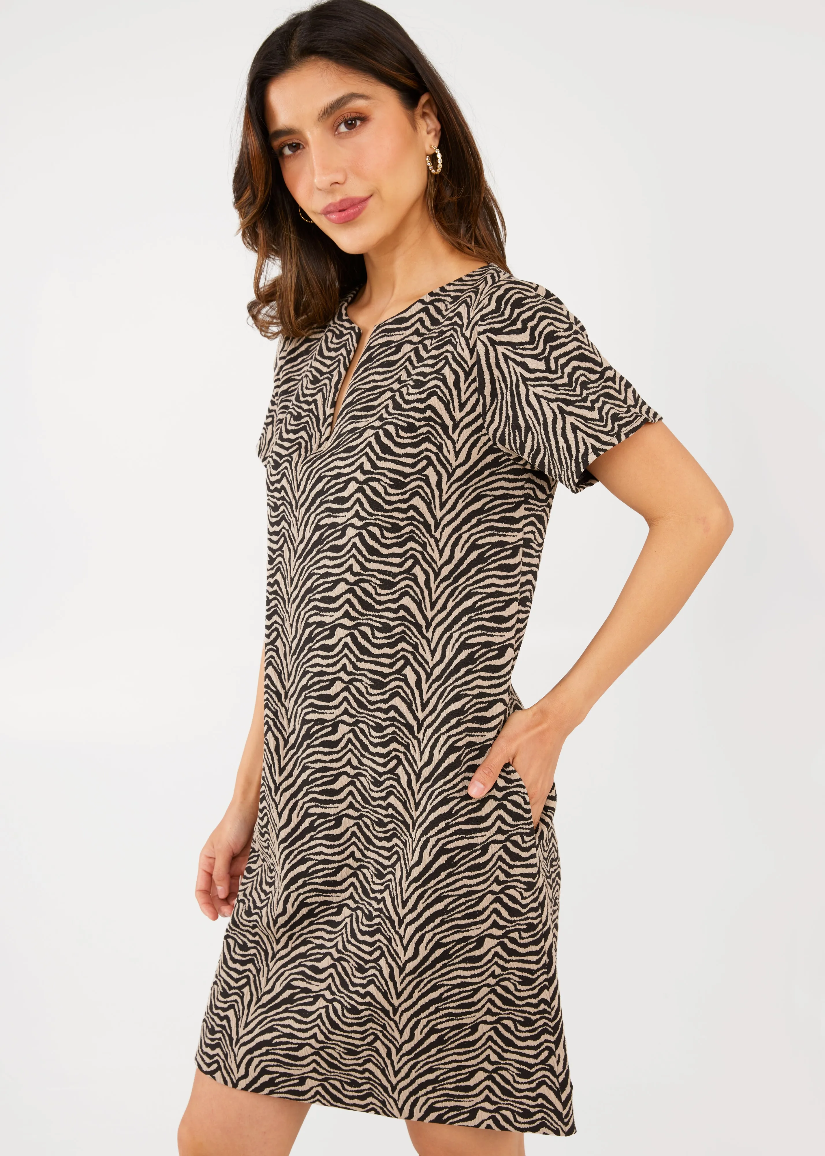 Lulu Dress Zebra Jacquard sold by Abbey Glass product image thumbnail 3