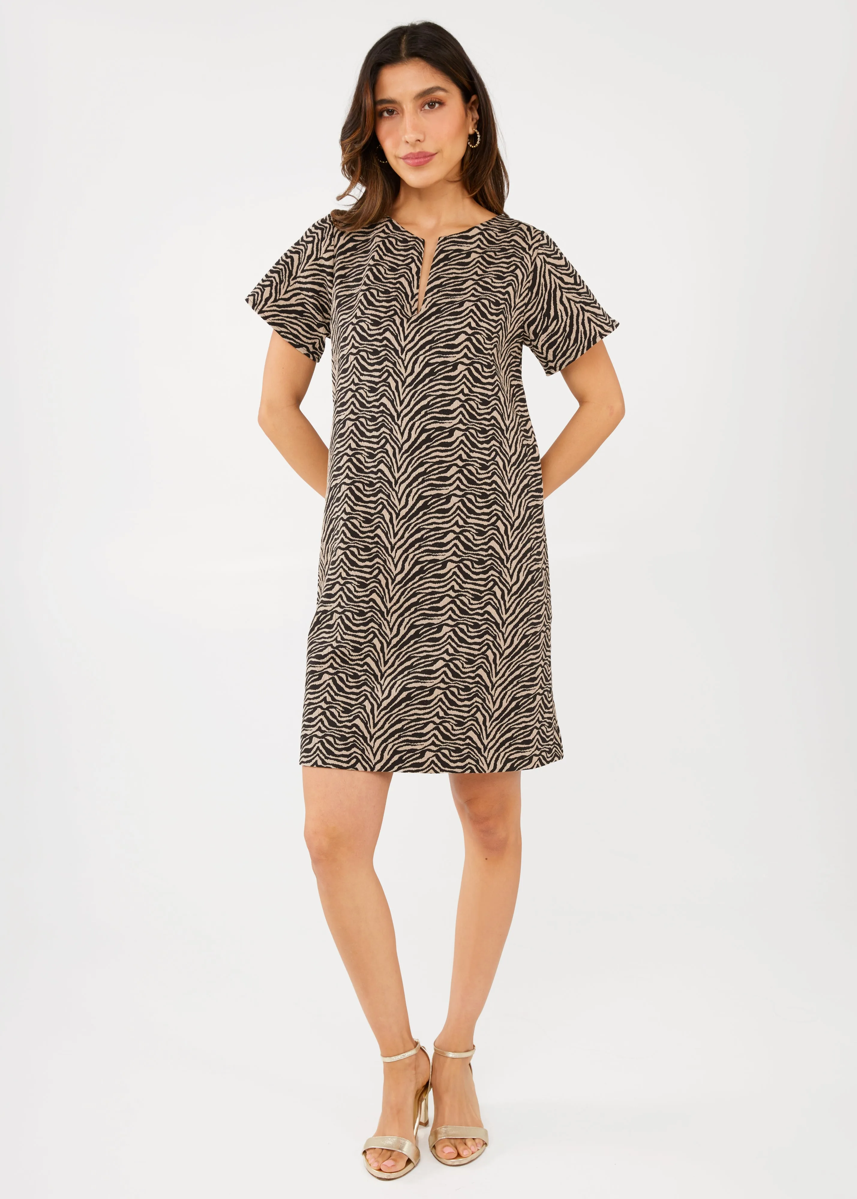 Lulu Dress Zebra Jacquard sold by Abbey Glass product image thumbnail 4
