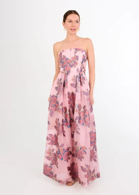 Catherine Gown Pink Peony Organza sold by Abbey Glass