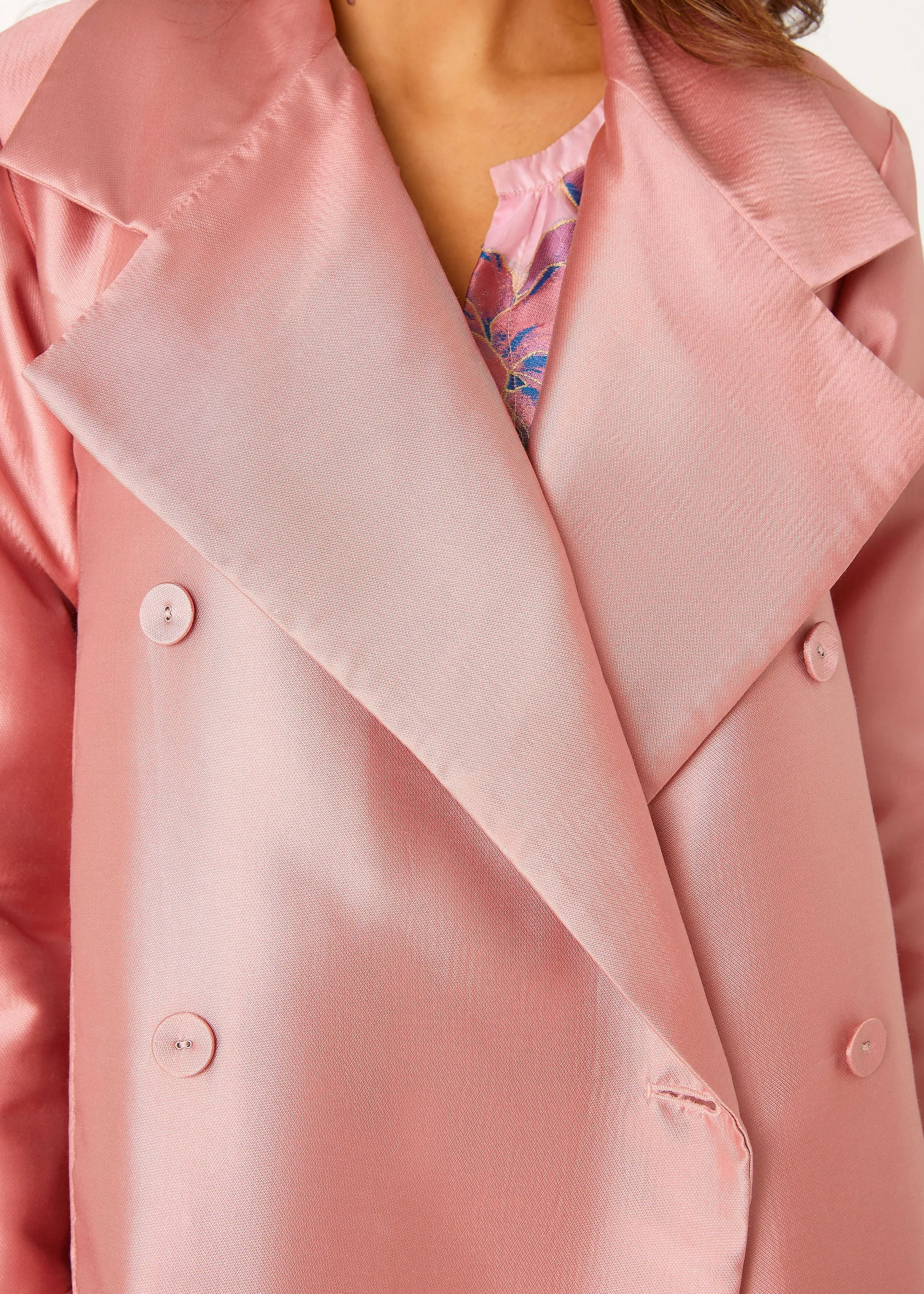 Marisol Coat Blush Mikado sold by Abbey Glass product image thumbnail 2