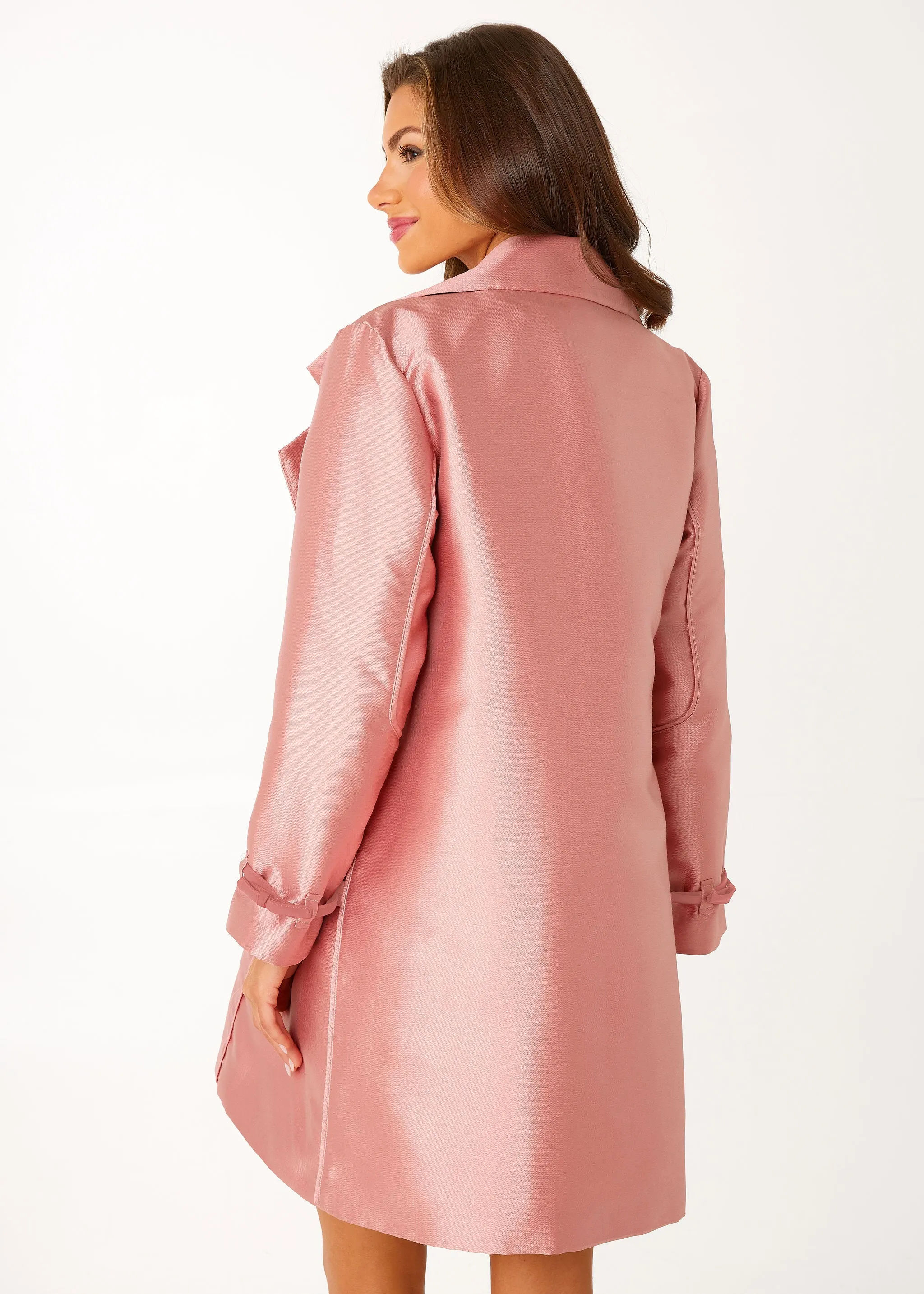 Marisol Coat Blush Mikado sold by Abbey Glass product image thumbnail 5