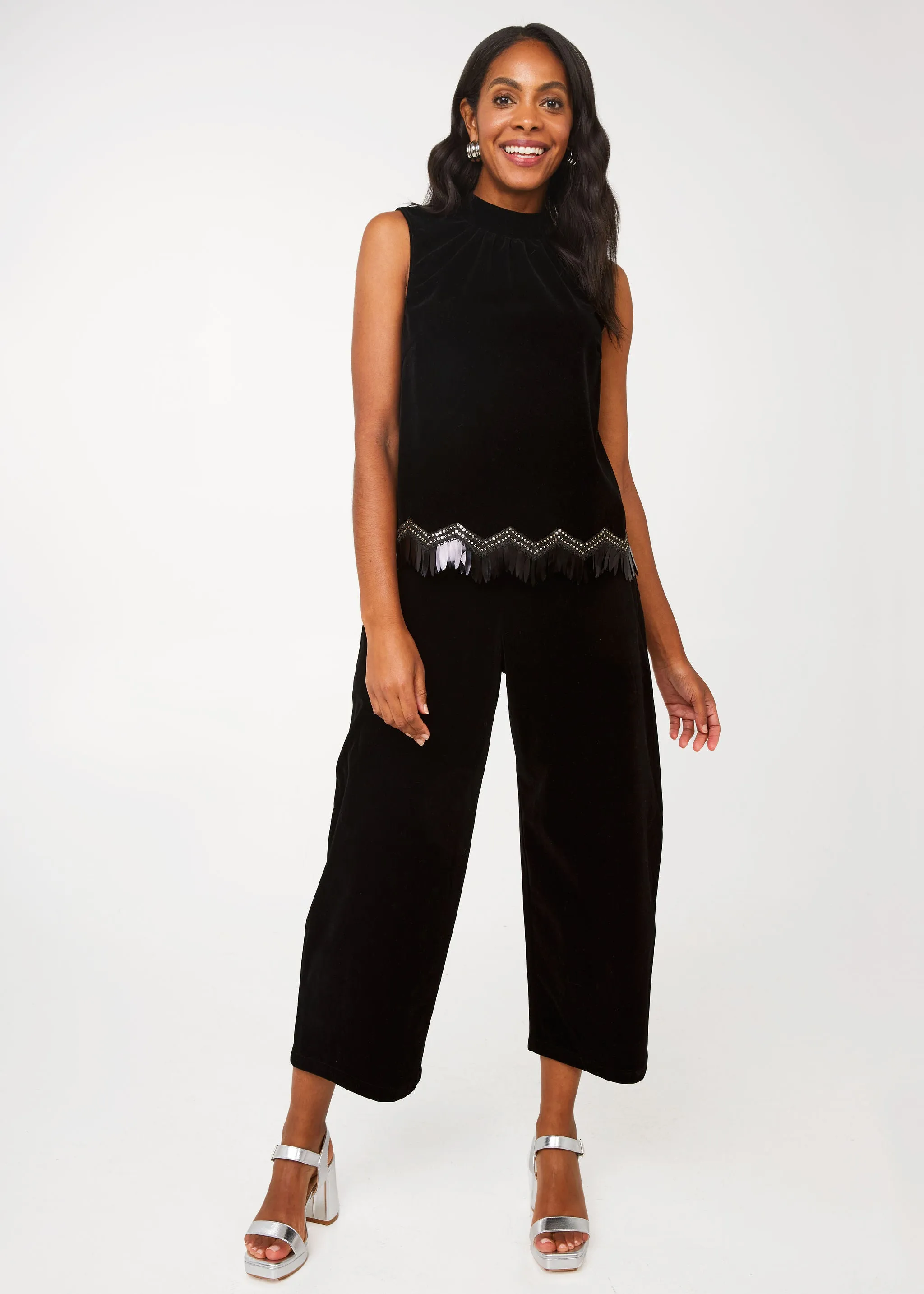 Taylor Pant Black Velvet sold by Abbey Glass product image thumbnail 2