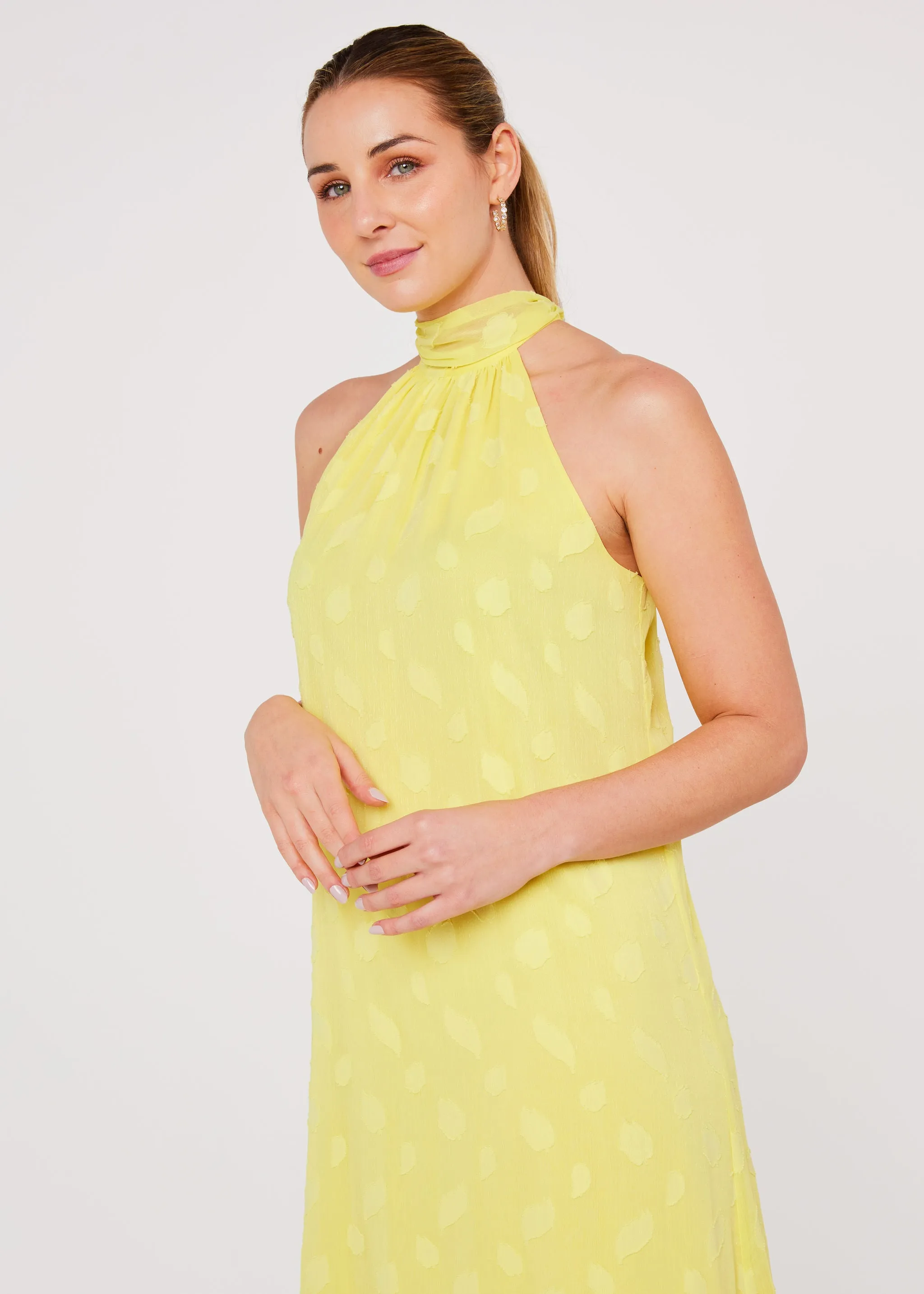 Rory Gown Lemon Leaf Chiffon sold by Abbey Glass product image thumbnail 2