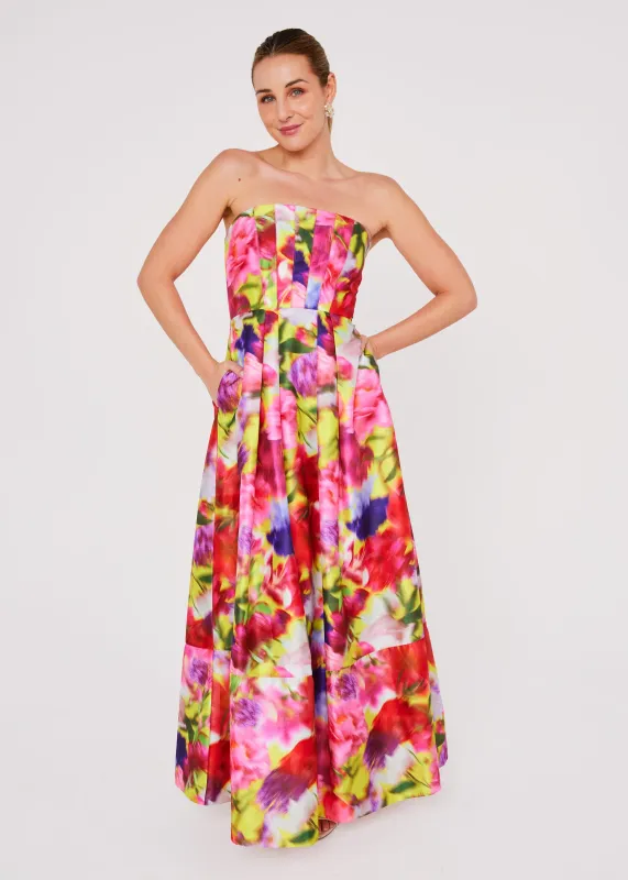 Catherine Gown Art Bloom Dupioni made by Abbey Glass