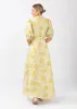 Charlotte Collared Gown Pear Blossom sold by Abbey Glass