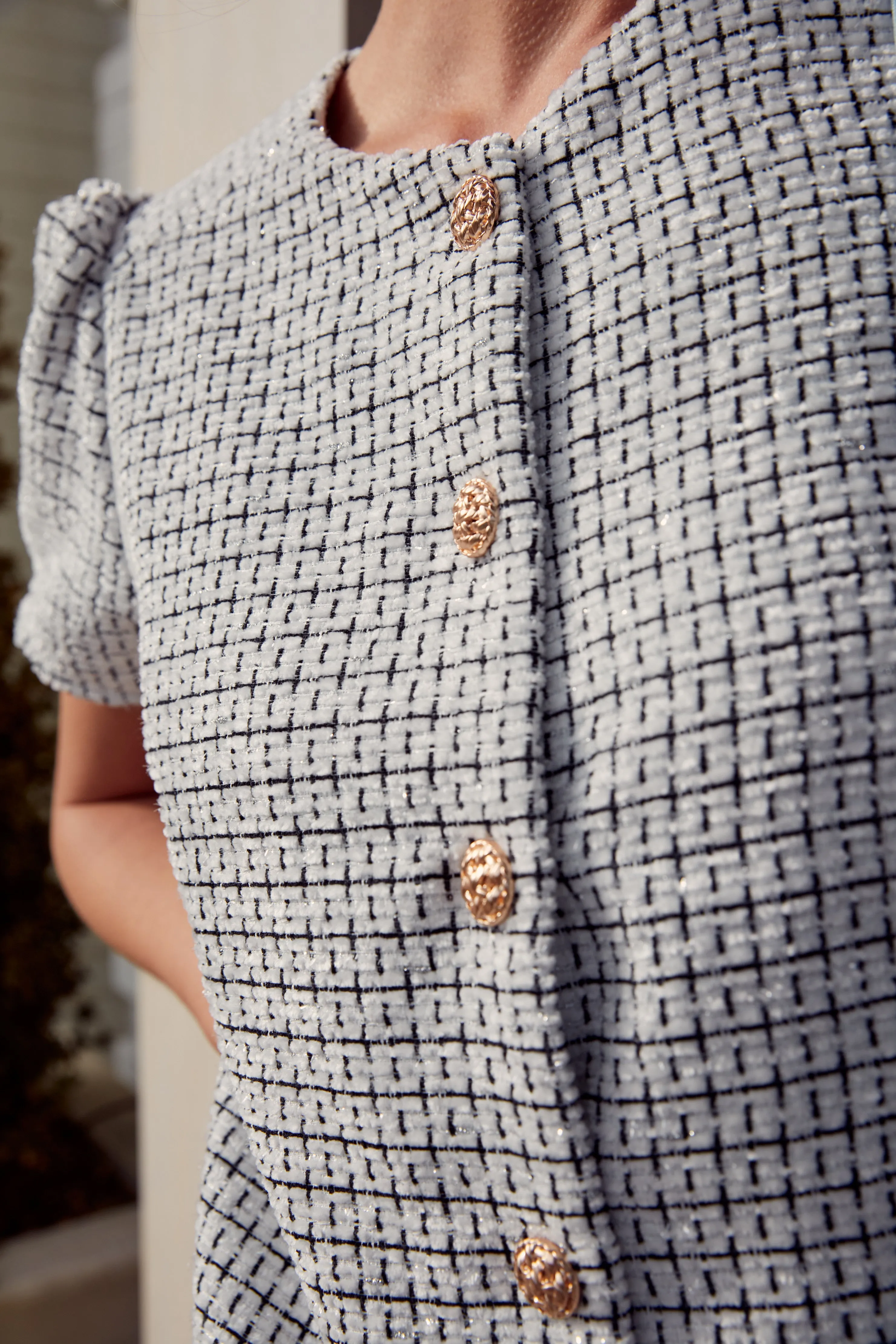 Ellen Dress Sparkle Tweed sold by Abbey Glass product image thumbnail 2