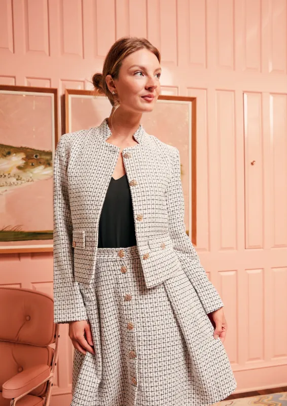 Onassis Jacket Sparkle Tweed sold by Abbey Glass