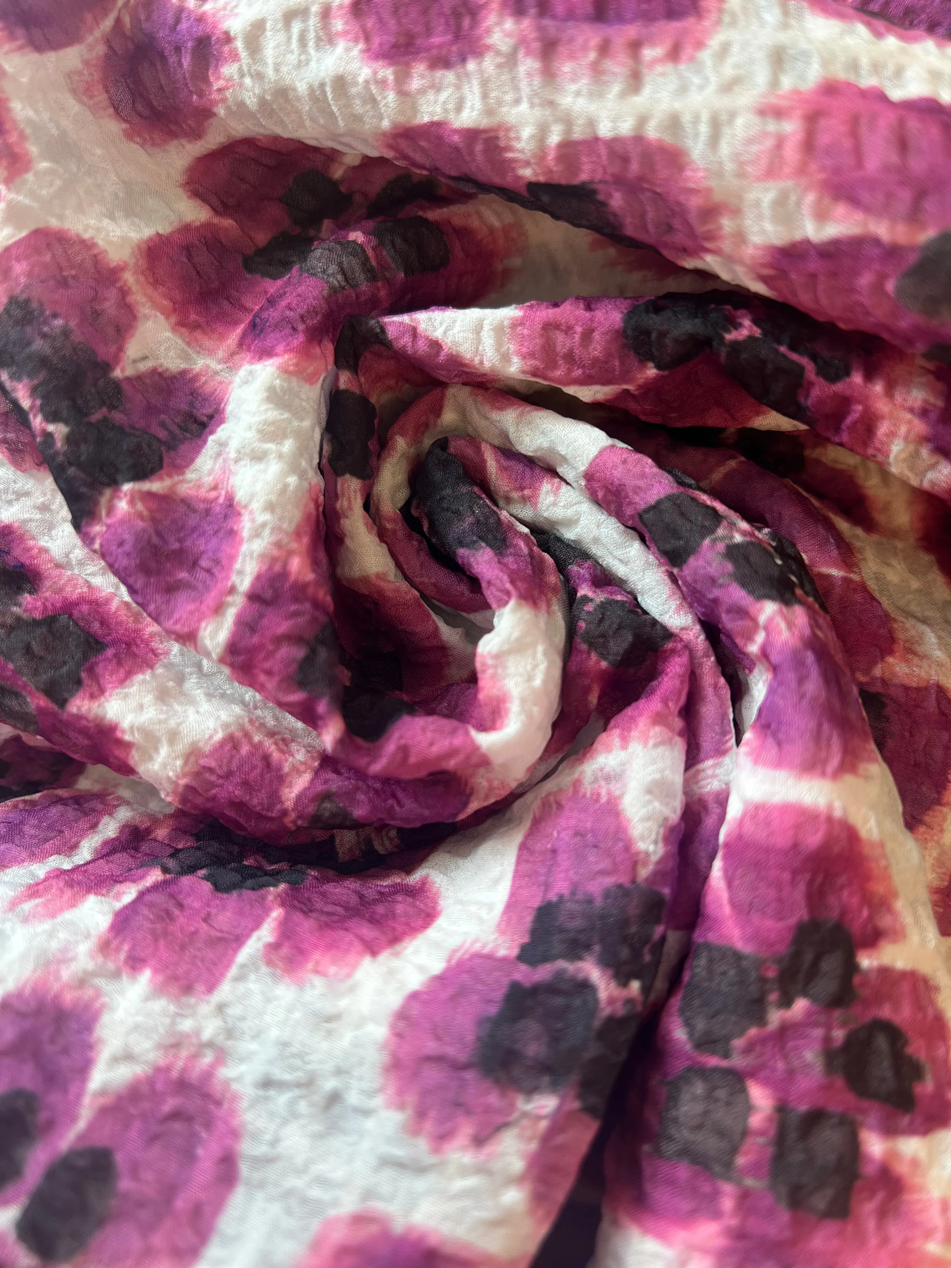 Lucia Collared Dress Pansy Ikat sold by Abbey Glass product image thumbnail 4