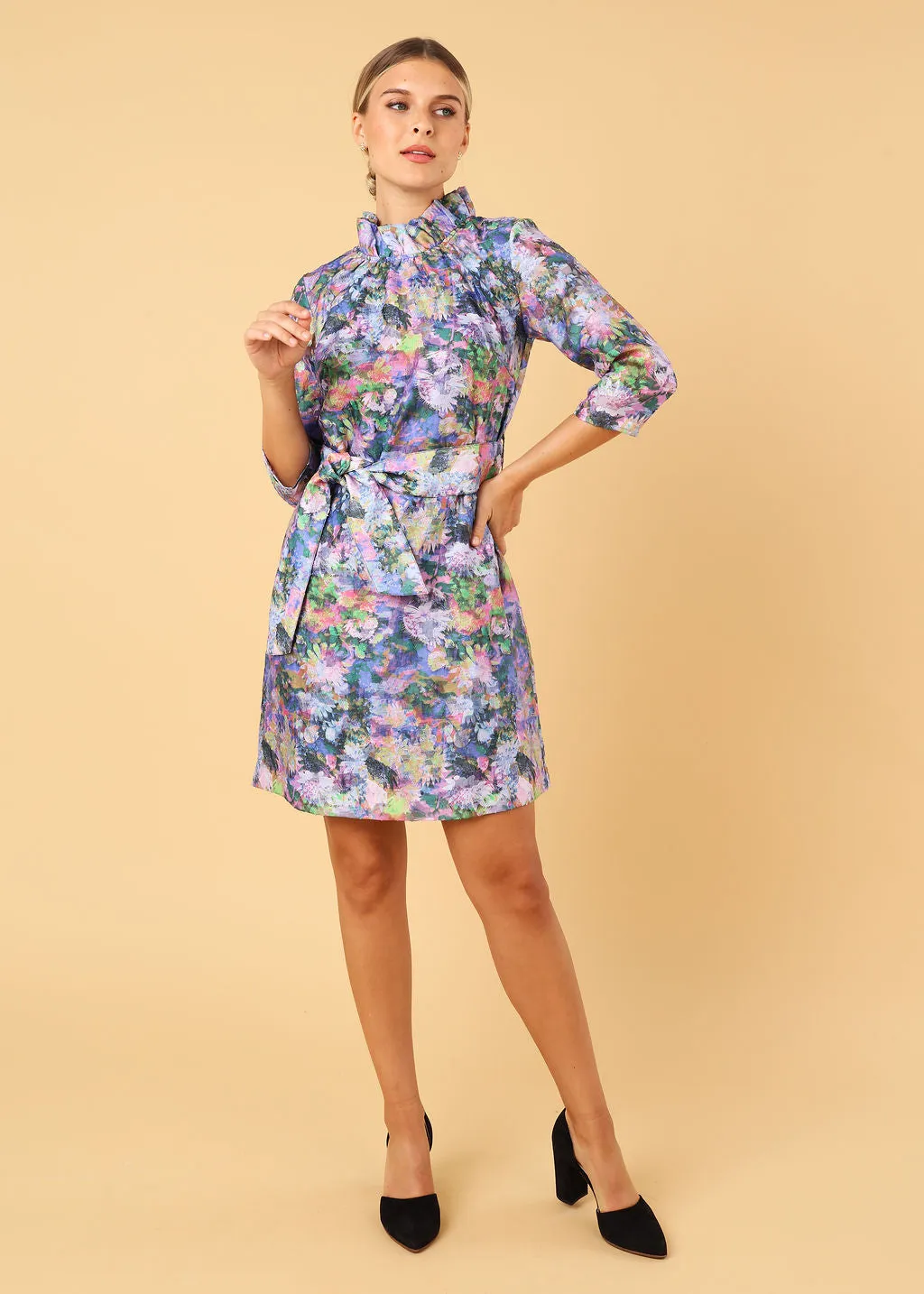 Claudine Dress Wildflower Organza sold by Abbey Glass product image thumbnail 3