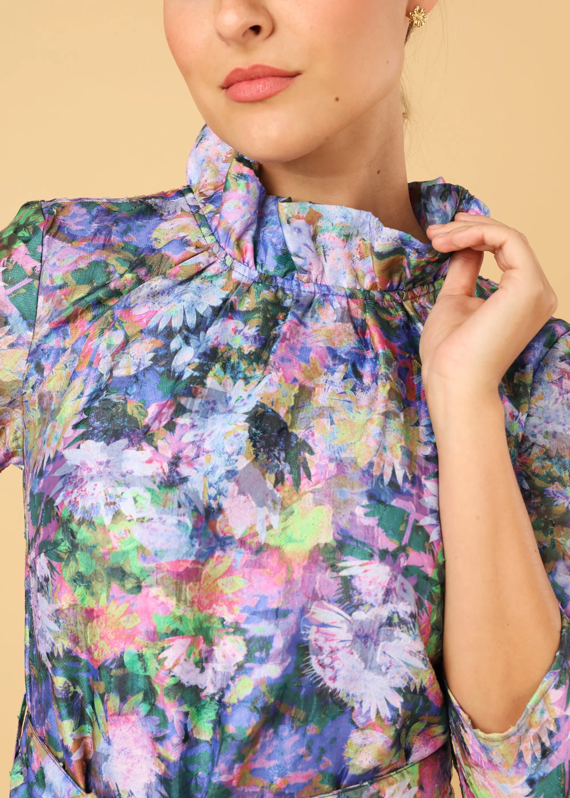 Claudine Dress Wildflower Organza sold by Abbey Glass product image thumbnail 4