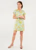 Short Sleeve Ellen Dress Rose Garden Jacquard sold by Abbey Glass