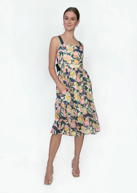 Melody Bow Back Dress Georgia Tulip sold by Abbey Glass