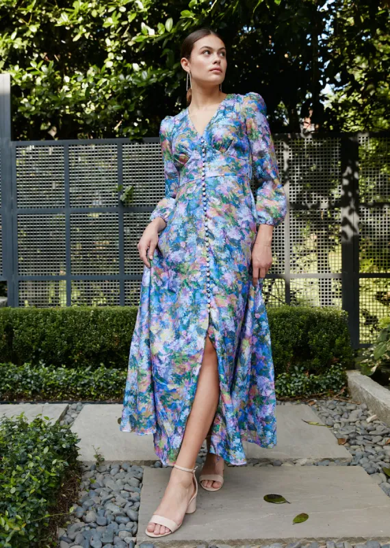 Brooke Gown Wildflower Organza sold by Abbey Glass