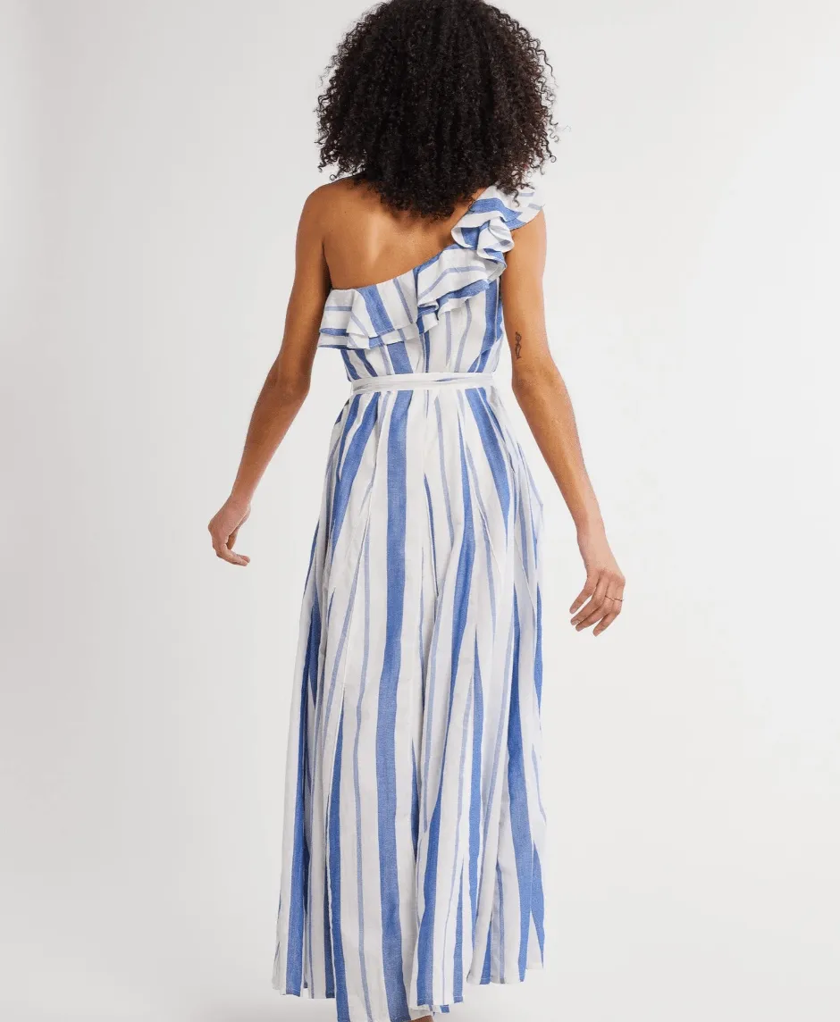 Yvonne Dress in Nantucket Stripe sold by Beau & Ro product image thumbnail 5