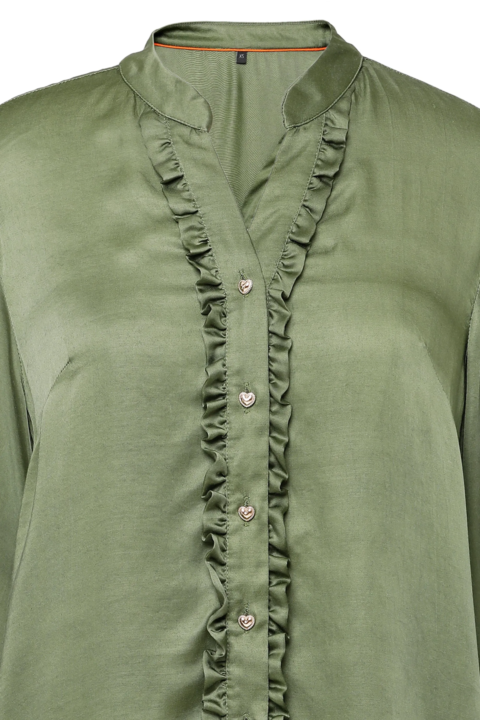 Agnes Top in Olive sold by Beau & Ro product image thumbnail 4