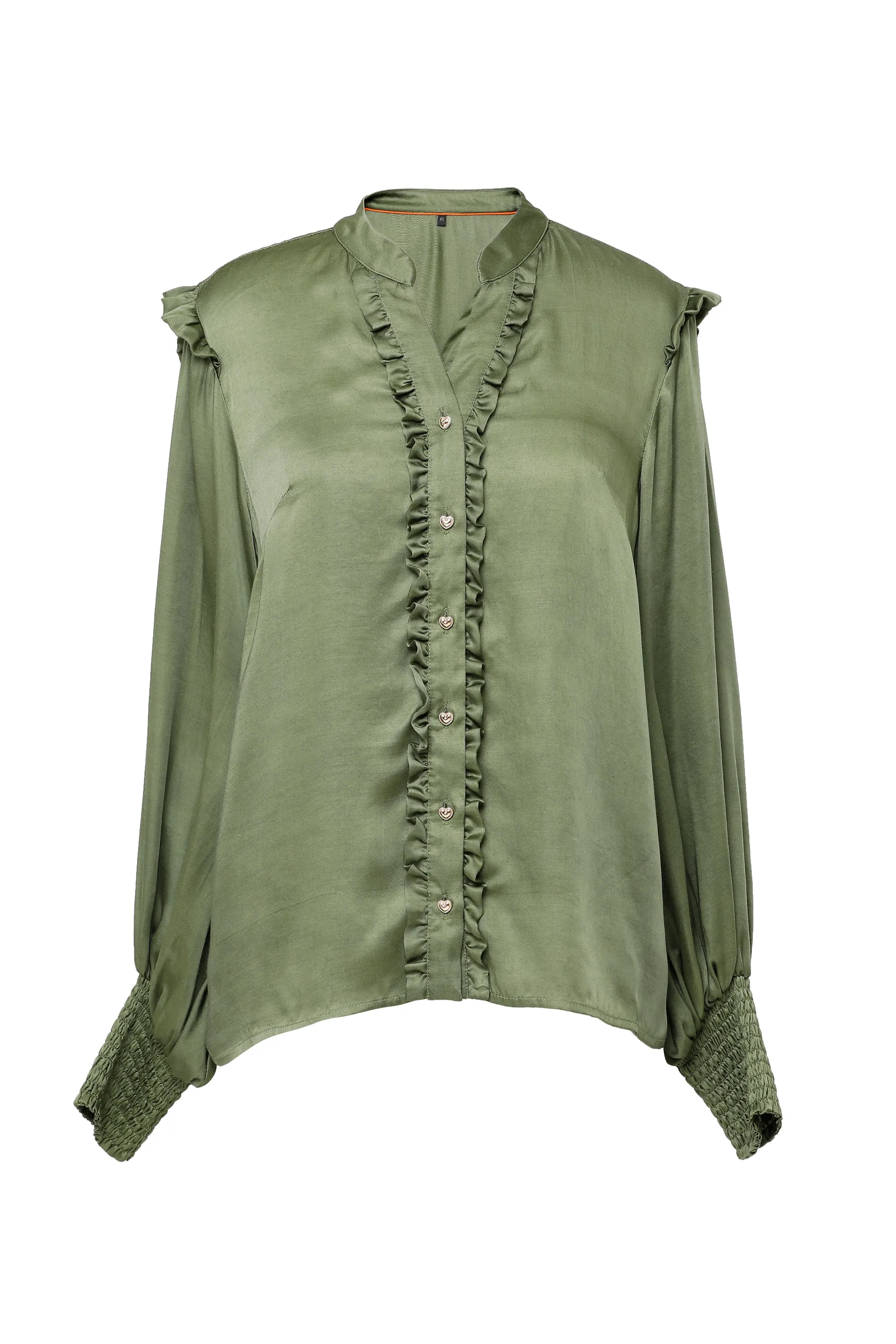Agnes Top in Olive sold by Beau & Ro product image thumbnail 3
