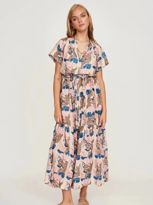 Vienna Maxi Dress in Reef Shortcake sold by Beau & Ro